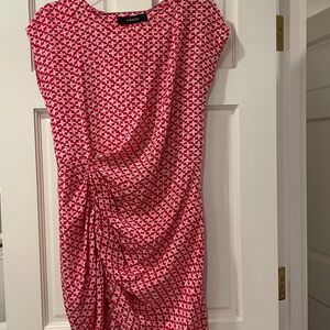 Thakoon Pink Ruched Sheath Dress for Cocktail